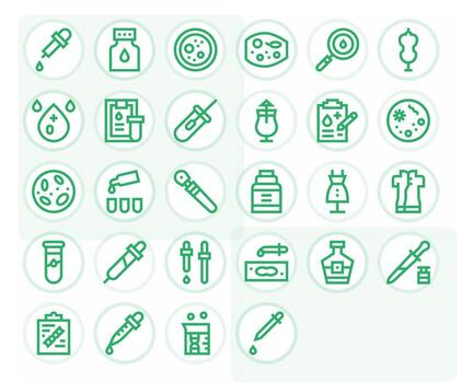 28 256x256 Bold Line Icons optimized for Sample Display Perfect display vector