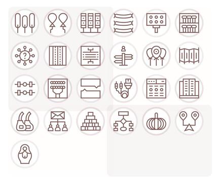 25 Regular Line Icons designed for Multiple in Retina Ready Detail Enhanced format vector