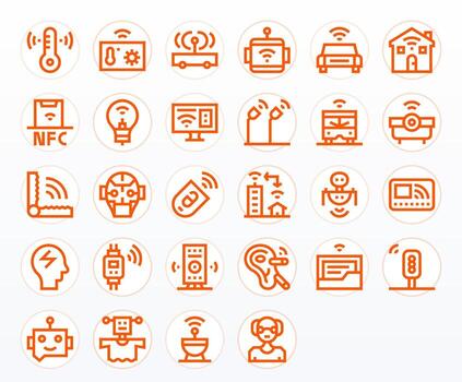 28 Bold Line Pixel Optimized Retina Ready Icons from Smart Suite vector