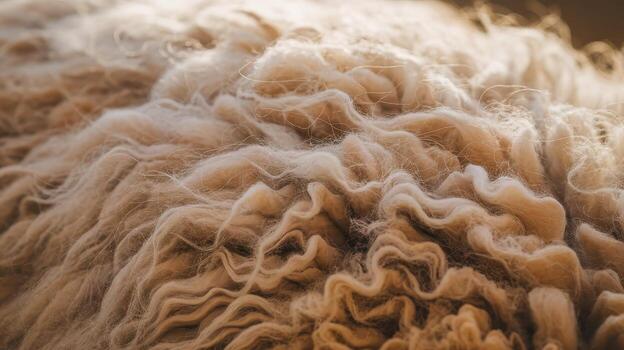 Close up View of Sheep Wool in a Farm During Daytime photo