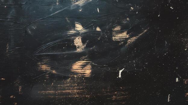 Dark Textured Surface Showing Wear With Light Scratches and Scuffs photo