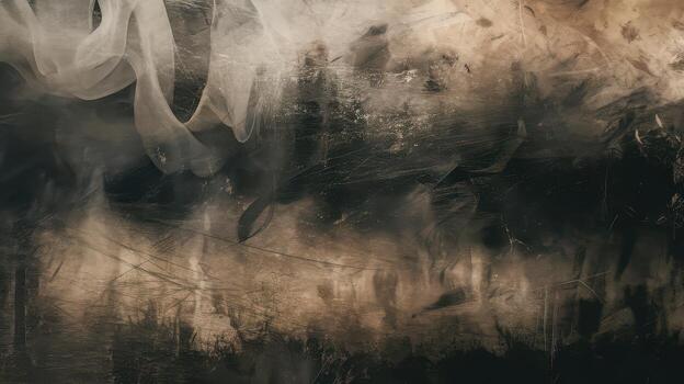 Abstract View of Blurred Lines and Hazy Light on Dark Background photo