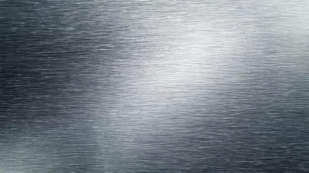 Smooth brushed metal texture background with subtle reflections and gradients for design use photo