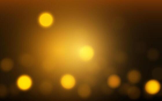 Golden Bokeh Abstract Background with Warm Light Glow, Elegant Luxury Blur for Celebration and Premium Design Use, Background decoration vector