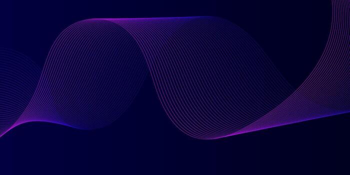 púrpura resumen ola antecedentes con suave degradado líneas vector