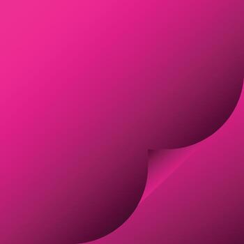 Vibrant gradient of deep magenta and purple creating abstract flowing organic shapes with smooth curves and soft shadows vector