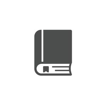 Knowledge encyclopedia icon with a set of books for research and information gathering vector