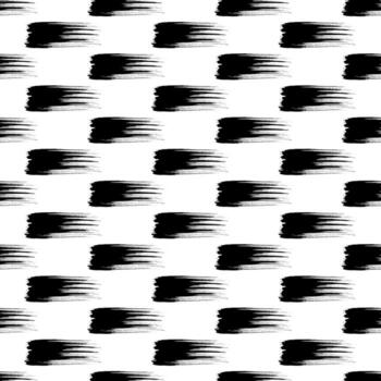 Seamless pattern with dark hand drawn scribble smear on white background. Abstract grunge texture. Perfect illustration vector