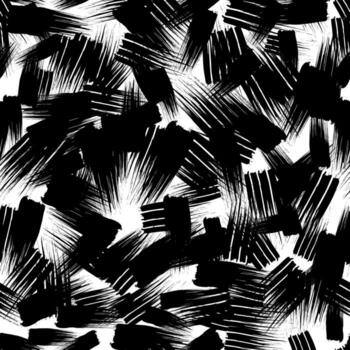 Seamless pattern with hand drawn scribble smear on white background. Abstract grunge texture. Perfect illustration vector