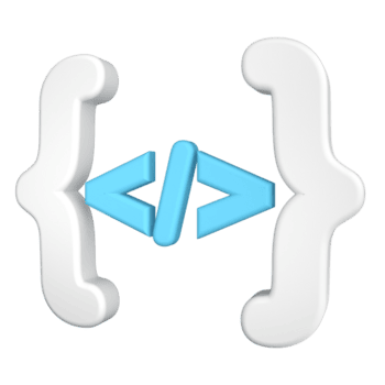 codificação colchetes 3d ilustração png