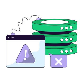 An illustration design of no database vector