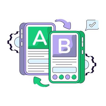 Vectors design of ab test design