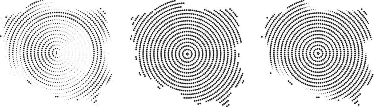 Poland map in geometric round dotted circle pattern shape art. Poland info-graphic geometric round dot pattern shape different style of realistic border art vector