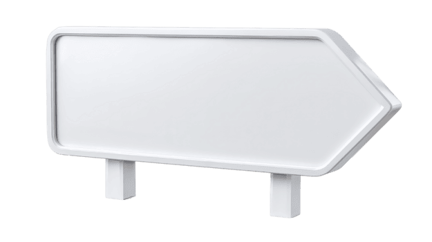 tom riktnings pil tecken på en för beställnings- meddelande visa och grafisk design png