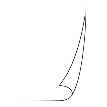 doblada sábana línea arte, soltero negro línea formando estilizado doblada sábana vector