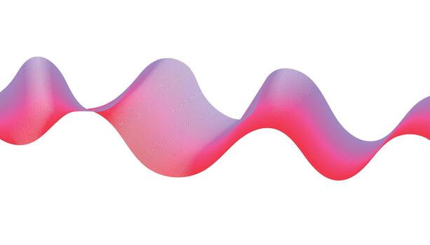 Smooth Pink Wave Gradient Abstract Background Design vector