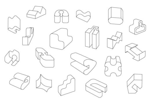 Boxes with a simple manipulated contour vector