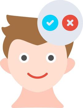 Decision Making Thought Process vector