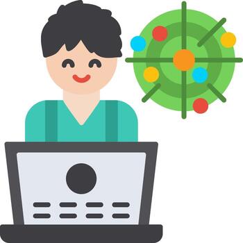 Radar Signal Detection Scanner vector