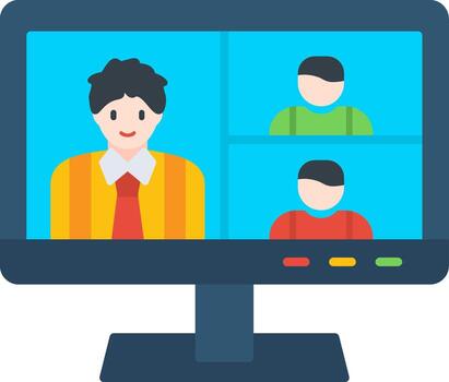 Interactive Workshop Training Session vector