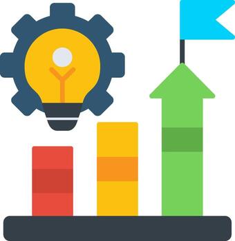 carrera desarrollo aprendizaje camino vector