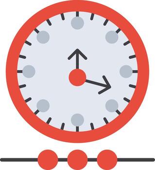 Digital Countdown Clock Timer vector