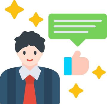 Constructive Feedback Review Loop vector