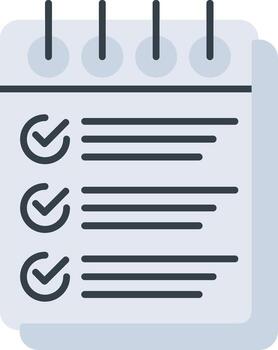 Task Completion Checklist Form vector
