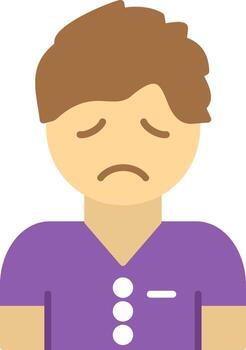 Heartfelt Sorrow Grief Emotion vector