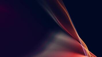 Abstract Wave Motion On Black Background Looping 4K . Ideal for technology intros, sci-fi visuals, motion graphics overlays and digital music visuals. video