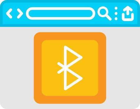 Bluetooth inalámbrico dispositivo emparejamiento vector