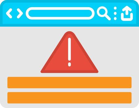 System Warning Error Alert vector