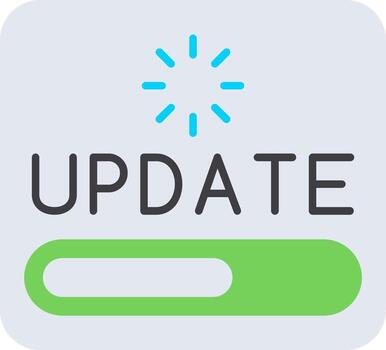 Software Update System Alert vector
