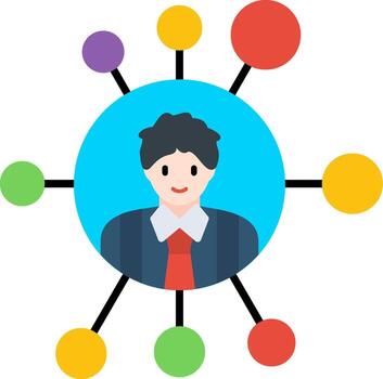 Professional Networking Growth Community vector