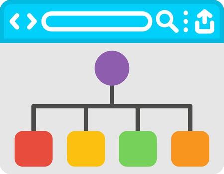 seguro privado red conexión vector