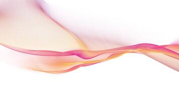Abstract Wave Motion. Pink Soft Color Tones on White Background. Looping 4K . Ideal for technology intros, motion graphics overlays video