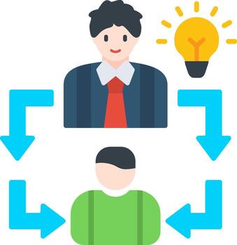 conocimiento experiencia compartiendo sesión vector