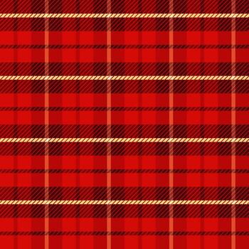 Plaid pattern background using Christmas themed colours vector