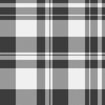 Classic tartan pattern in grayscale. A timeless, versatile texture perfect for backgrounds, textiles, and graphic design. Use for web, print, or product design. vector
