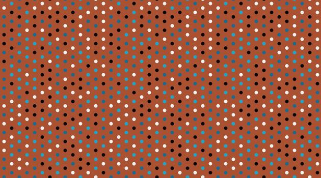 resumen terracota antecedentes con un dinámica modelo de multicolor polca puntos formando sutil ondas. Perfecto para sitio web pancartas, textil diseños, o moderno marca. vector