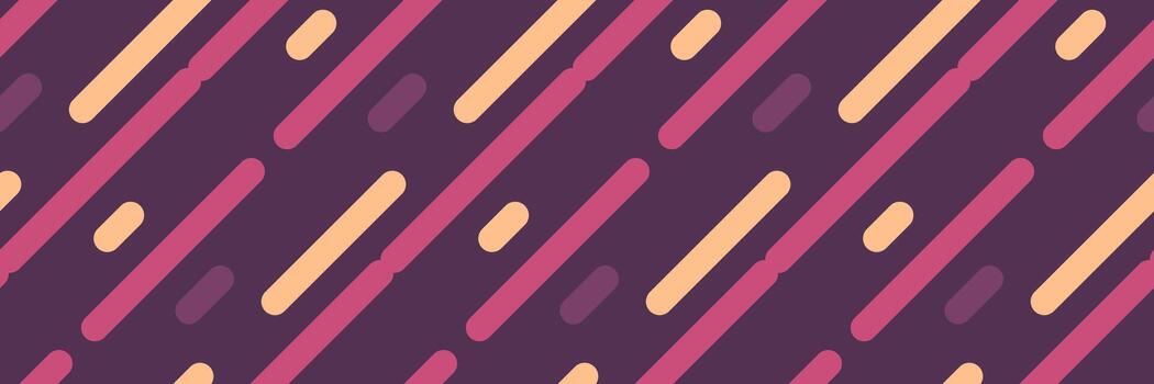 Dynamic abstract pattern with diagonal lines in muted pink and orange hues on a deep purple background. Perfect for modern website banners, social media graphics, or textile designs. vector