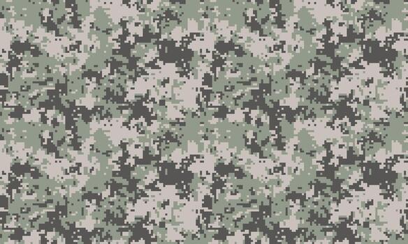 digital camuflaje modelo textura. Perfecto para militar, táctico, o al aire libre temática diseños sutil aún sorprendentes, esta versátil imagen ofertas un mezcla de ocultación y moderno estilo. vector