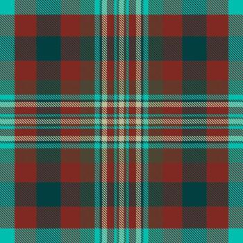 sin costura tartán modelo. clásico tartán impresión con rojo, verde azulado y crema matices útil para textil diseño, antecedentes, y digital papel artesanía. vector