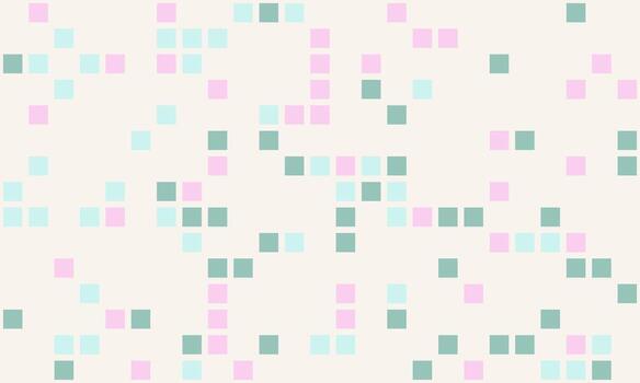 Abstract pastel square pixel pattern. Perfect for website backgrounds, playful branding, digital art, or textile design. vector