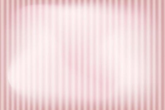 pink abstract background with wavy glass texture and vertical line pattern. Soft gradient backdrop with ribbed glass effect. Blurry bright design bg perfect for banner, poster, or modern layout vector