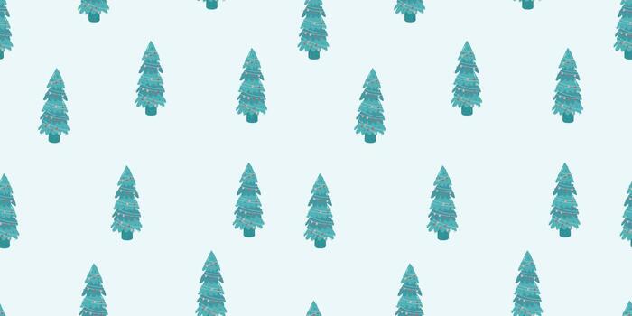 sin costura Navidad árbol modelo en ligero antecedentes vector