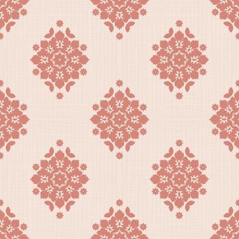 resumen damasco ilustración con ikat giro en escalable formato vector