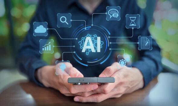 Artificial Intelligence Integration with Mobile Technology photo