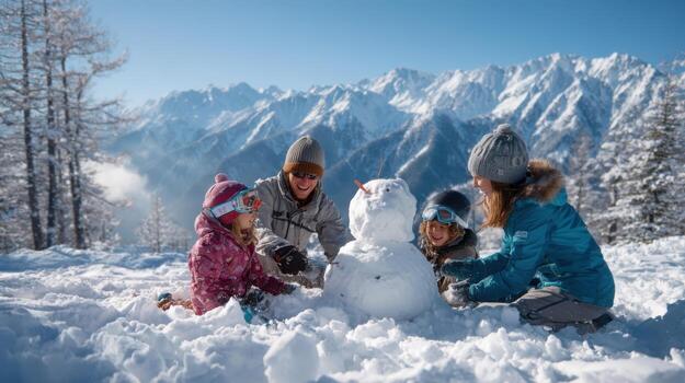 ágil cabras alpinismo un peligroso acantilado foto