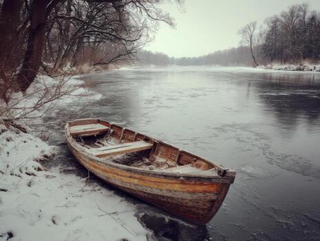 mirando adelante a primavera por el río foto